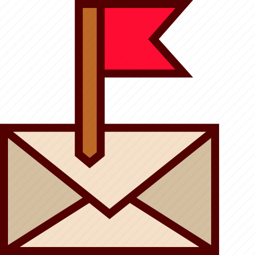 Email, flag, follow, mail, up icon - Download on Iconfinder