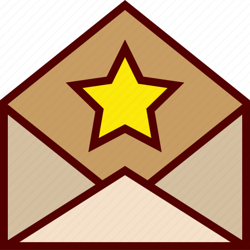 Envelope, favorite, letter, mail, mailing, star icon - Download on Iconfinder