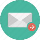 email, envelope, forward, mail