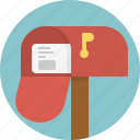 box, envelope, mail, mailbox, post 