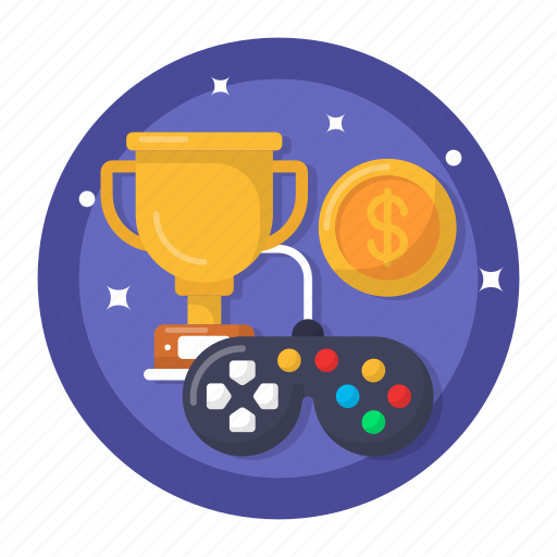 Money making, gaming, trophy, game controller, video console, winner, champion icon - Download on Iconfinder