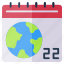 calendar, environment, protection, mother, earth, hand, earth day 