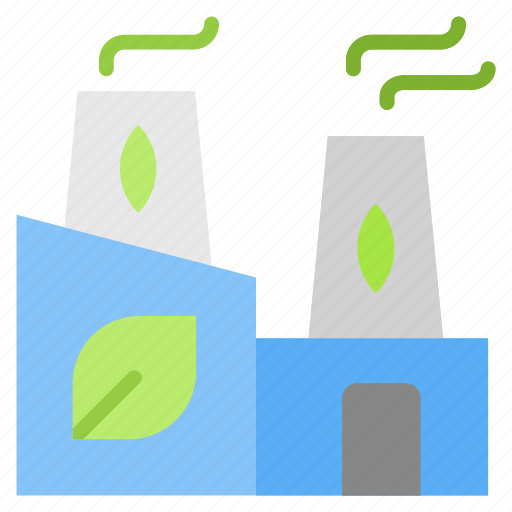 Eco, ecology, environment, factory, green icon - Download on Iconfinder