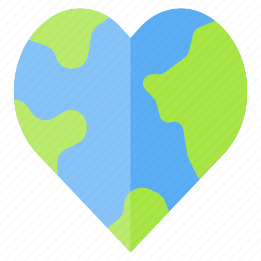 Heart, earth, love, ecology icon - Download on Iconfinder