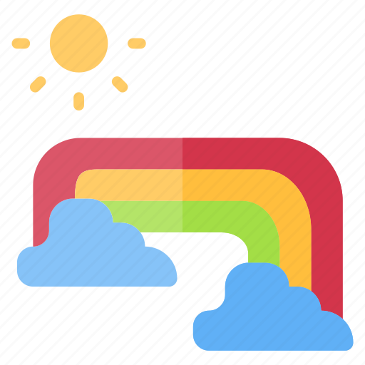 Cloud, clouds, rainbow, sky, weather icon - Download on Iconfinder