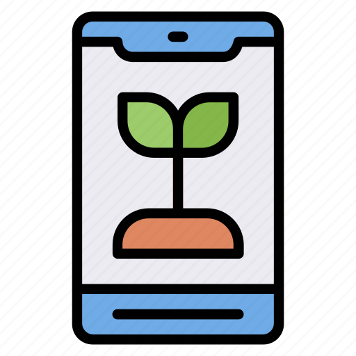Smartphone, leaf, nature, ecology, eco icon - Download on Iconfinder