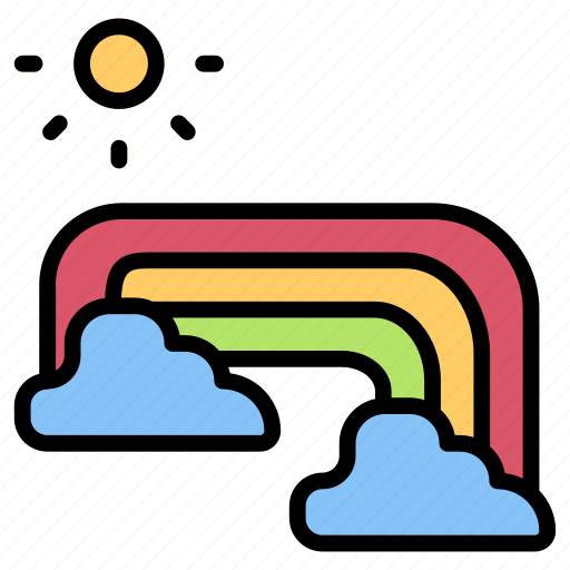 Cloud, clouds, rainbow, sky, weather icon - Download on Iconfinder