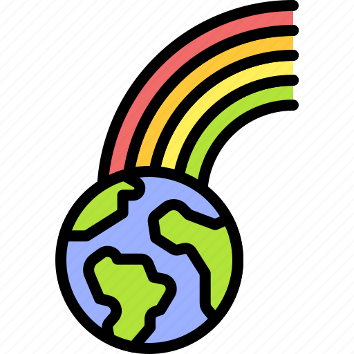 Earth, environment, ecology, rainbow, lgbt, day, pride icon - Download on Iconfinder