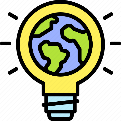 Earth, environment, ecology, energy, renewable, light, bulb icon - Download on Iconfinder