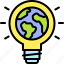 earth, environment, ecology, energy, renewable, light, bulb 