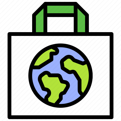 Earth, environment, ecology, eco bag, green, global icon - Download on Iconfinder