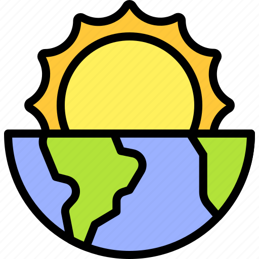 Earth, environment, ecology, eco, globe, energy, sun icon - Download on Iconfinder