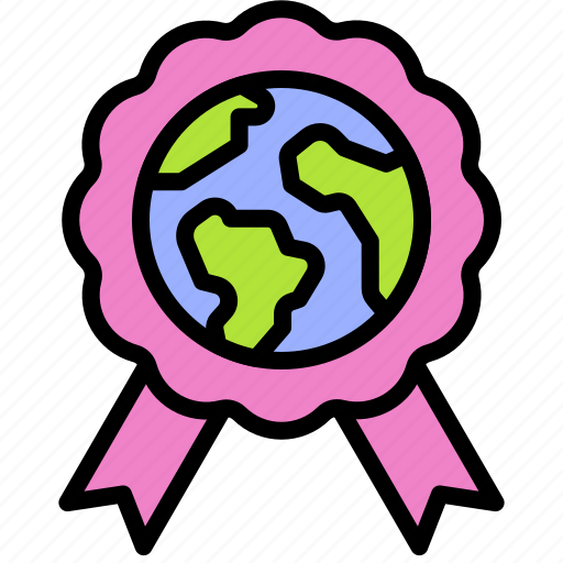 Earth, environment, ecology, rosetta, winner, medal, award icon - Download on Iconfinder