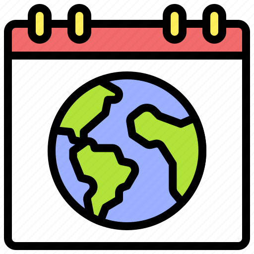 Earth, environment, ecology, calendar, earth day, day, schedule icon - Download on Iconfinder