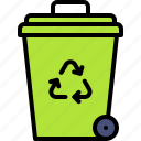earth, environment, ecology, recycle bin, trash can, garbage, eco
