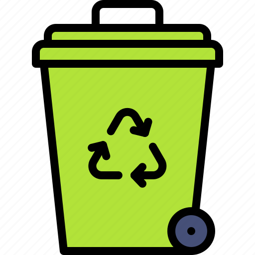 Earth, environment, ecology, recycle bin, trash can, garbage, eco icon - Download on Iconfinder
