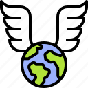 earth, environment, ecology, wing, flying, wings, planet