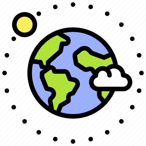 Earth, environment, ecology, moon, solar system, globe icon - Download on Iconfinder