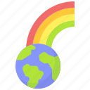 earth, environment, ecology, planet, nature, rainbow