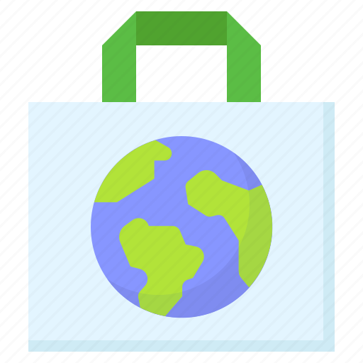 Earth, environment, ecology, eco, bag, go green, nature icon - Download on Iconfinder