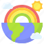 earth, environment, ecology, rainbow, pride 
