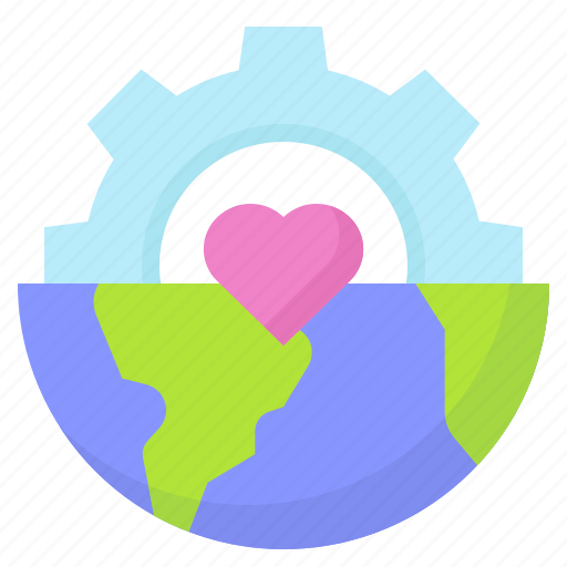 Earth, environment, ecology, world, eco, gear, setting icon - Download on Iconfinder