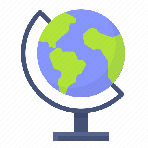 Earth, environment, ecology, globe, stand, edu, geology icon - Download on Iconfinder