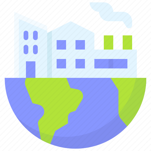 Earth, environment, ecology, green, factory, clean energy, sustainability icon - Download on Iconfinder