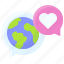 earth, environment, ecology, world, globe, love, chat 