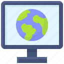 earth, environment, ecology, screen, computer, monitor, technology