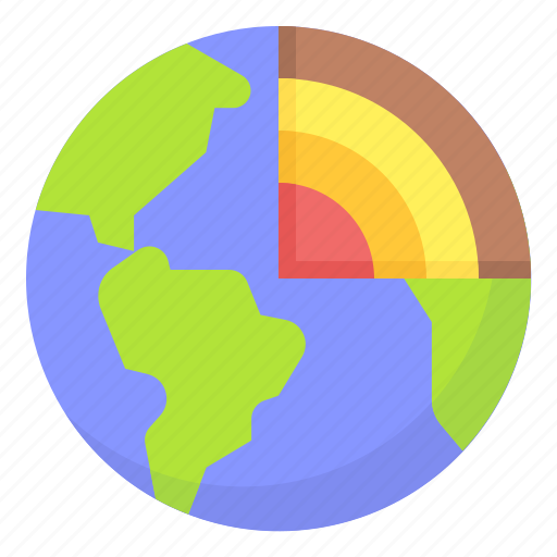 Earth, environment, ecology, core, world, geological icon - Download on Iconfinder