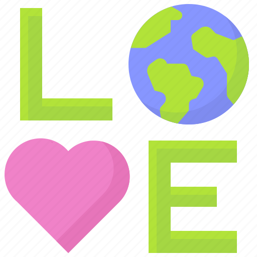 Earth, environment, ecology, love, heart icon - Download on Iconfinder