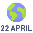 earth, environment, ecology, day, 22 april, date