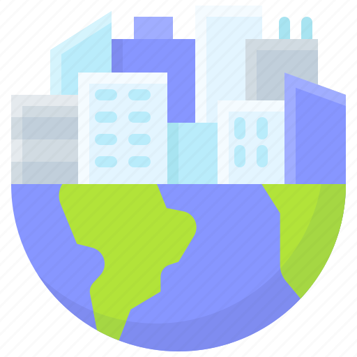 Earth, environment, ecology, city, town, world, country icon - Download on Iconfinder
