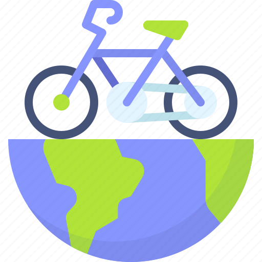Earth, environment, ecology, bicycle, transportation, vehicle, automobile icon - Download on Iconfinder