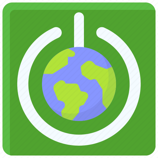 Earth, environment, ecology, power, turn on, turn off, energy icon - Download on Iconfinder