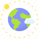 earth, ecology, world, orbit, sun, moon, space