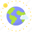 earth, ecology, world, orbit, sun, moon, space 