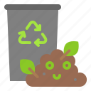 compost, manure, farming, ecology, environment, fertilizer, bag, earth, recycle