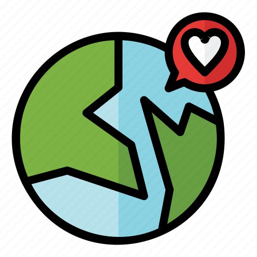 Earth, day, ecology, environment, love, globe icon - Download on Iconfinder