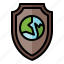 earth, day, ecology, environment, save, protect, shield 