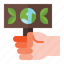 earth, day, ecology, environment, campaign, plant, hand