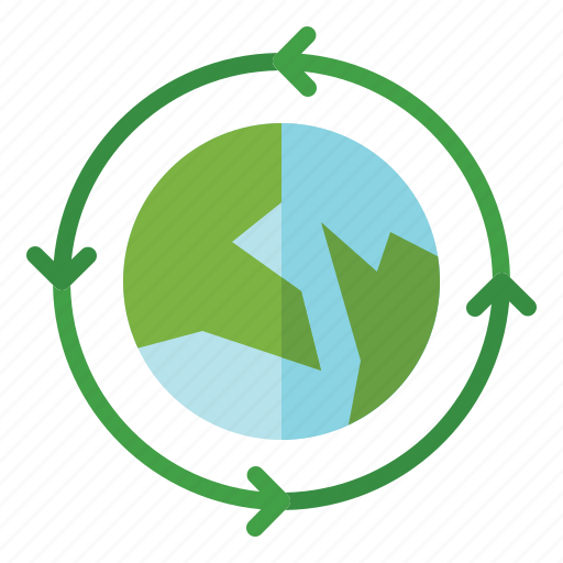 Earth, day, ecology, environment, globe, rotation, recycle icon - Download on Iconfinder