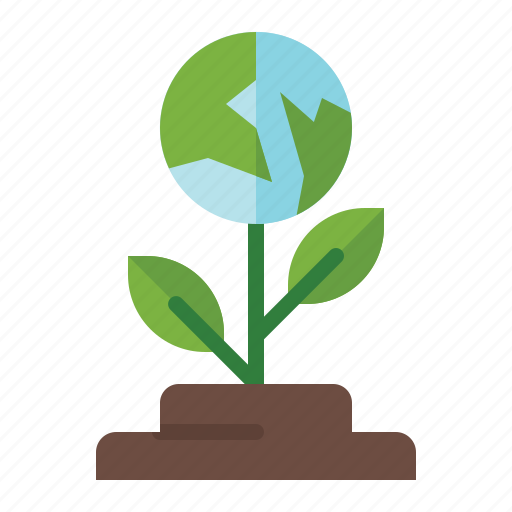 Earth, day, ecology, environment, plant, tree, globe icon - Download on Iconfinder