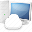 cloud, computer 