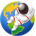 world, global, earth, astronaut 