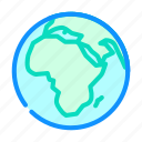 africa, earth, planet, map, world, globe