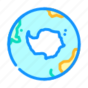 antarctica, earth, planet, map, world, globe