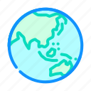 asia, earth, planet, map, world, globe