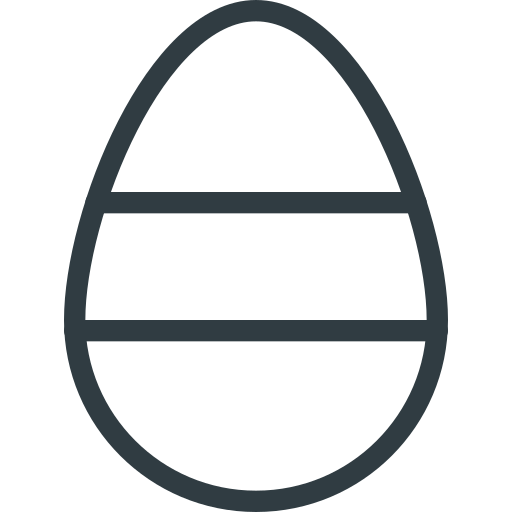 Colored, decoration, easter, egg icon - Free download